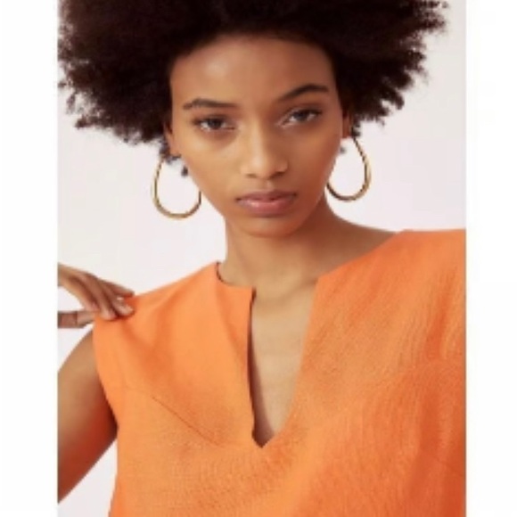 Maeve by Anthropologie Orange Dress Size M - Picture 3 of 7